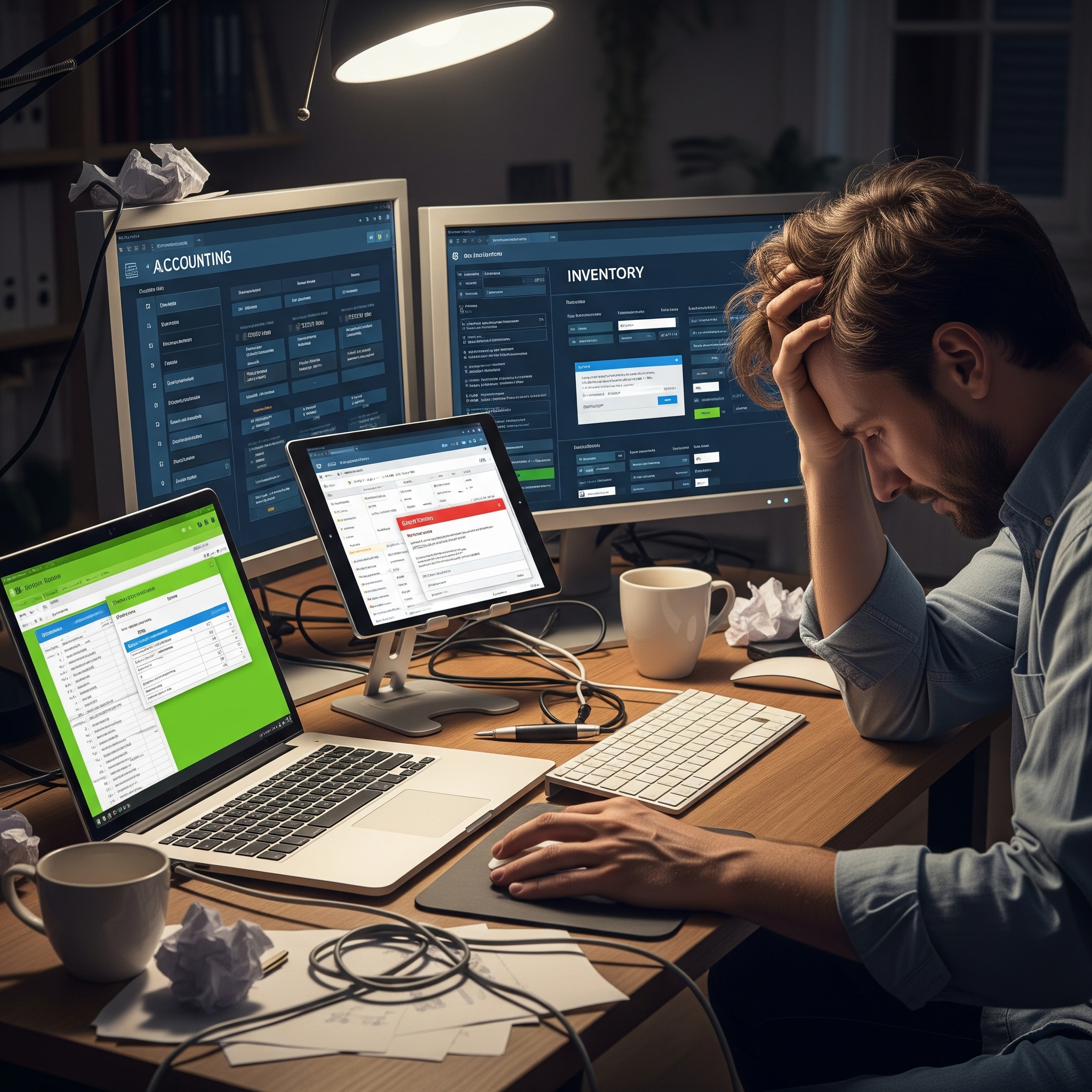 Struggling SME owner